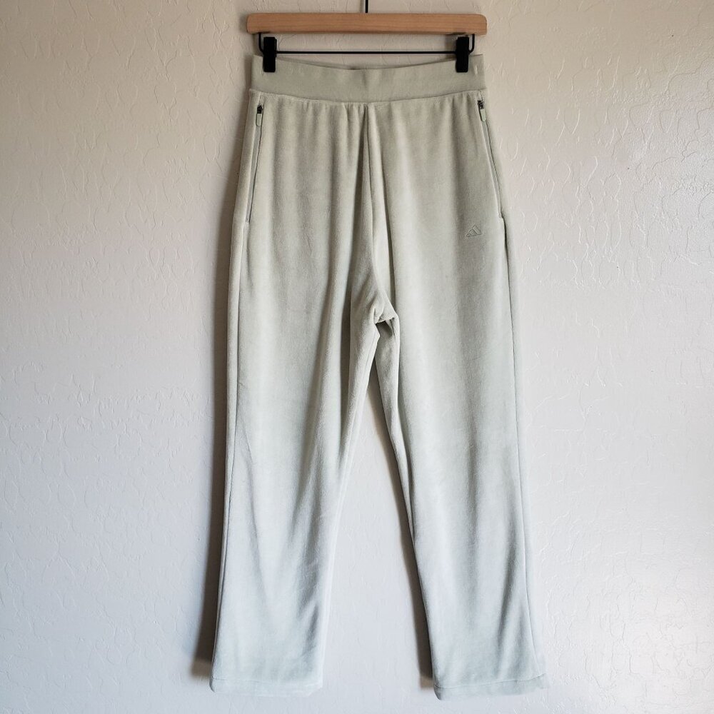 Adidas One Velour ST Basketball Pant Halo Green Size Unisex XS Mesh Lined IA3452